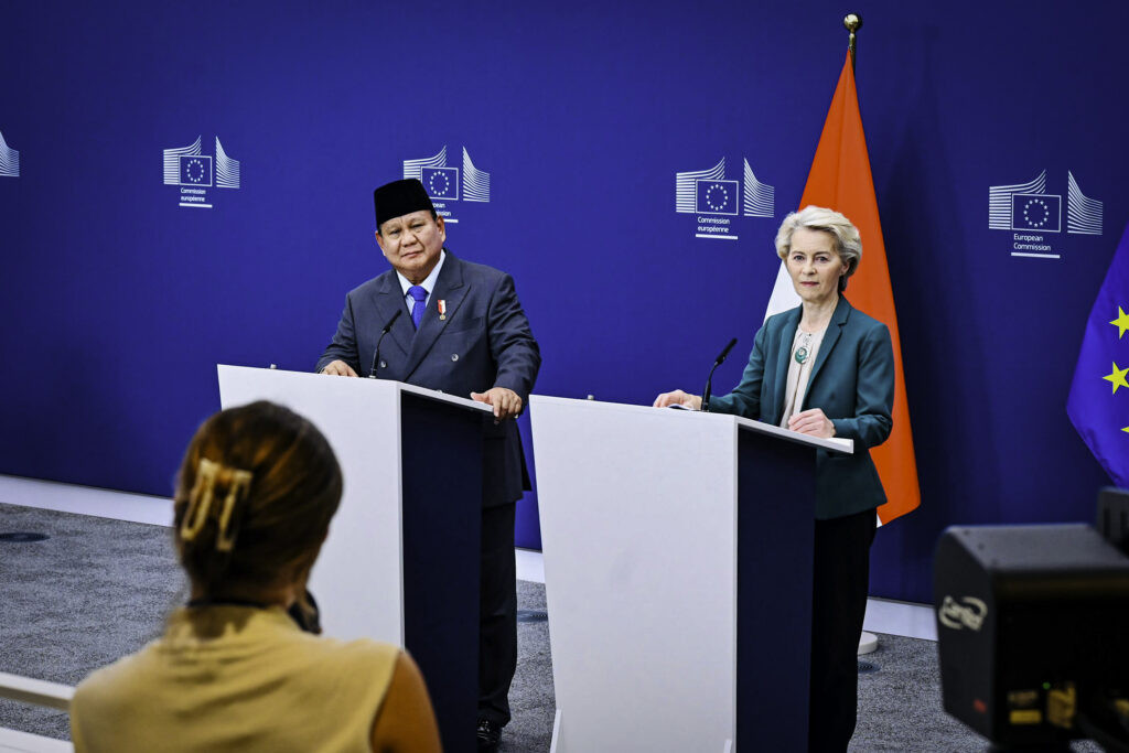Dihadapan Presiden Komisi Eropa, Prabowo Tekankan Peran Indonesia di ASEAN dan Dunia
