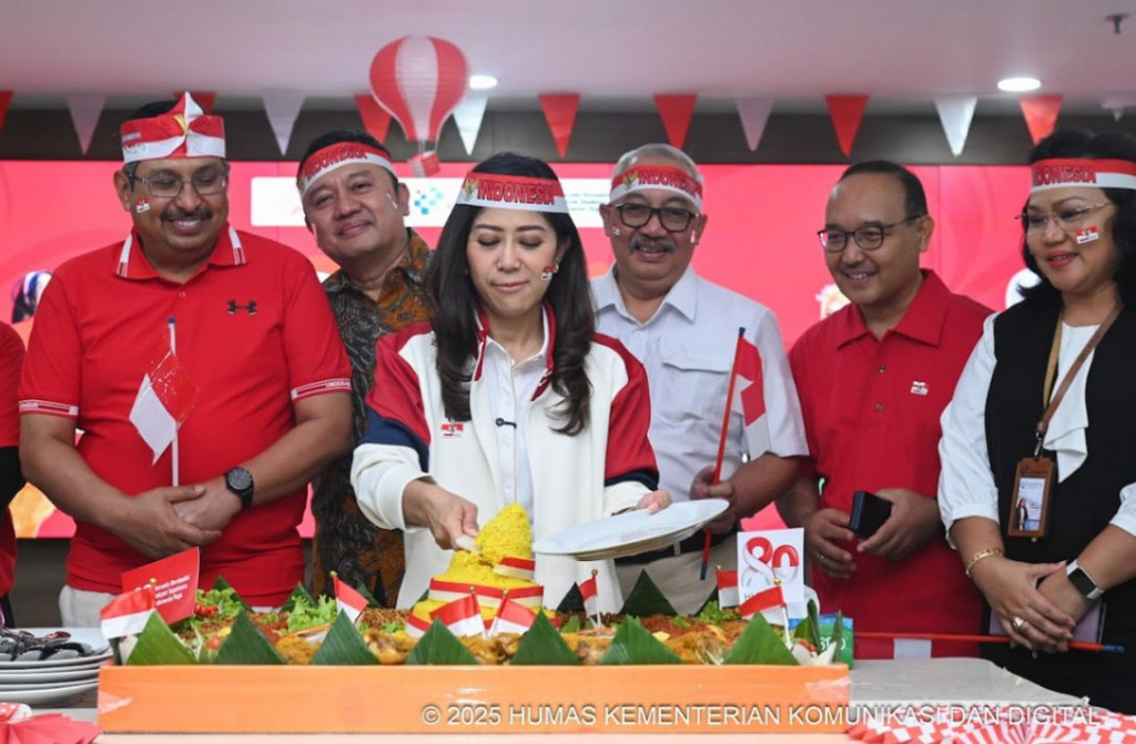 Sambut HUT ke-80 RI, Menkomdigi: Digitalisasi Semangat Bersatu dan Maju