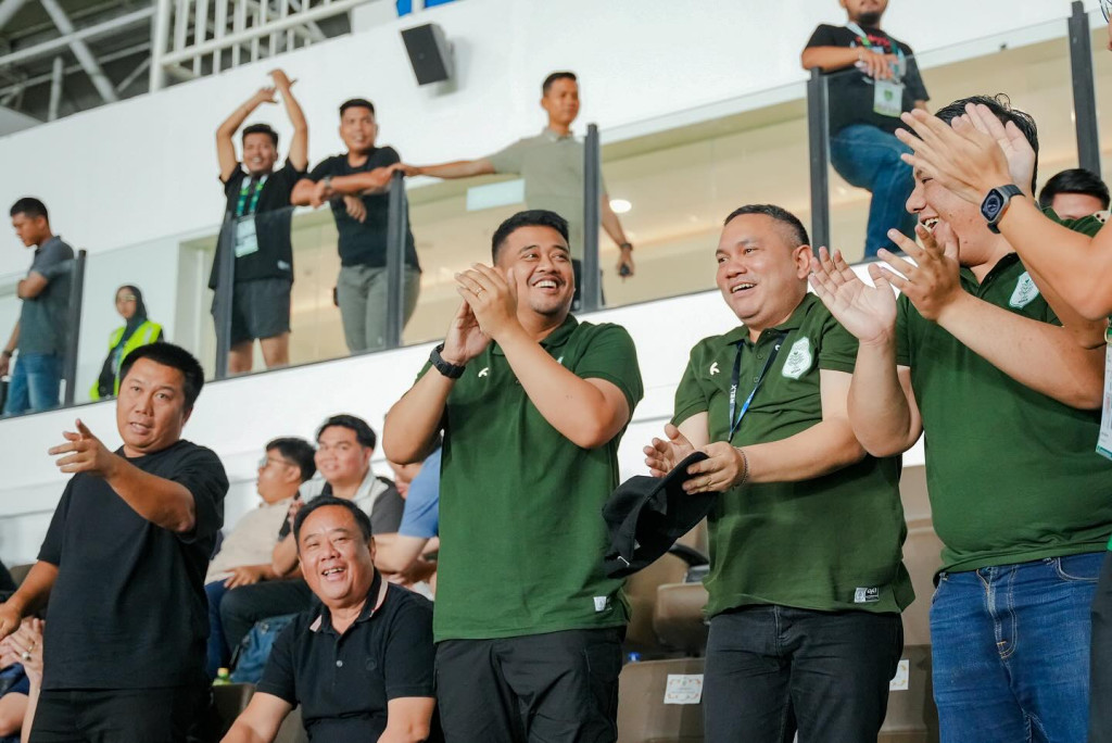 Bobby Nasution Apresiasi Kemenangan Perdana PSMS: Terus Pertahankan