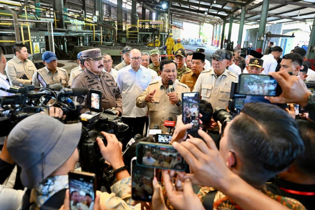 Disaksikan Presiden Prabowo, PT Timah Terima Aset Barang Rampasan Negara Senilai Rp7 Triliun