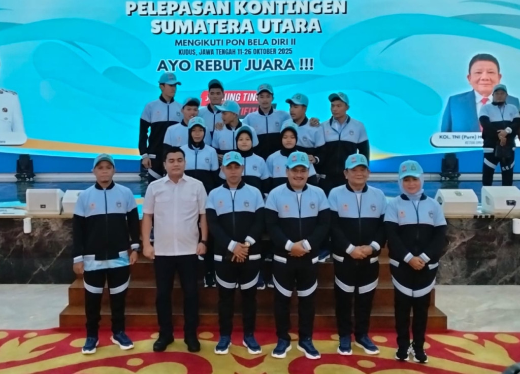 Diperkuat 10 Pendekar, Pencak Silat Sumut Target 2 Emas di PON Bela Diri 2025