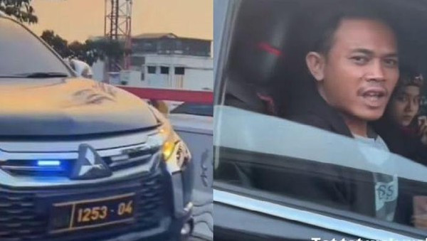 Pengemudi dan Mobil Pajero Berplat Polri Pakai Strobo Saat Macet Diamankan, Ternyata Bukan Polisi