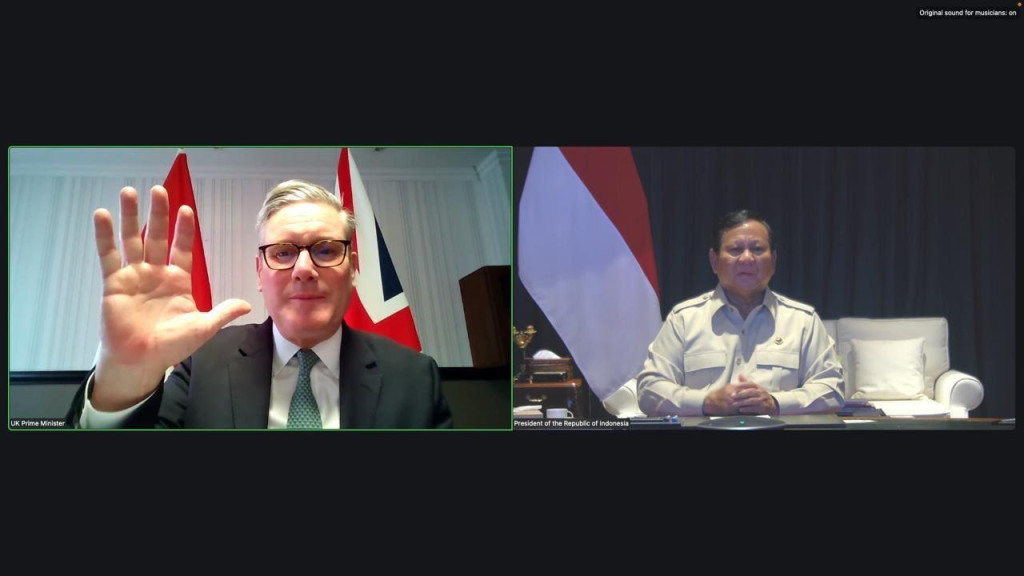 Presiden Prabowo - PM Keir Starmer Bahas Kemitraan Strategis