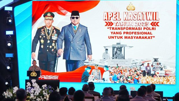 Buka Apel Kasatwil Polri 2025, Kapolri Tegaskan Penyelarasan Visi dengan Kebijakan Pemerintah
