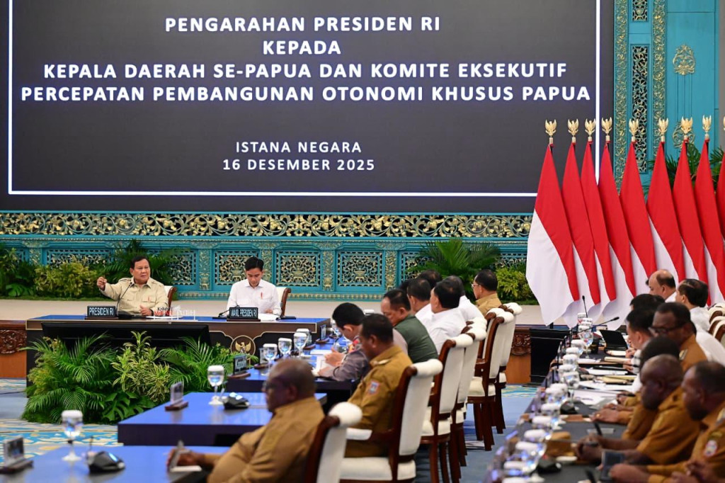 Sebut Kunci Pemerataan Nasional, Presiden Prabowo Dorong Percepatan Pembangunan Papua