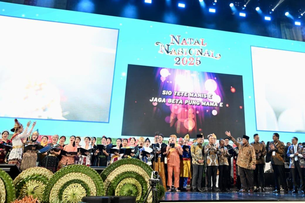 Puncak Natal Nasional 2025, Prabowo Tekankan Persatuan Bangsa Hadapi Tantangan