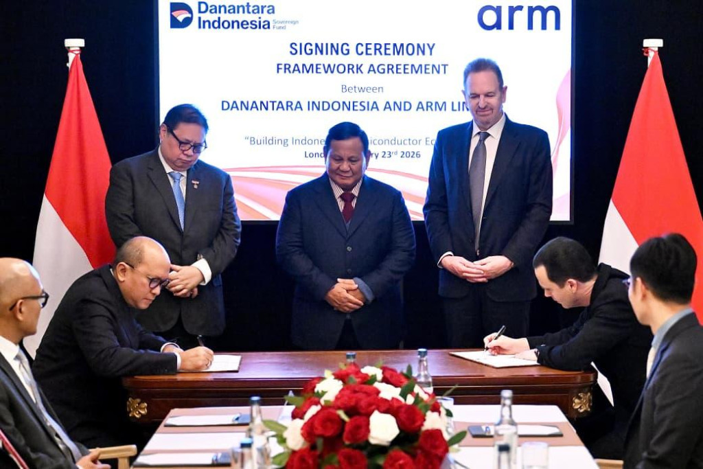 Saksikan Kemitraan Danantara - ARM, Prabowo Pastikan Percepat Industri Semikonduktor