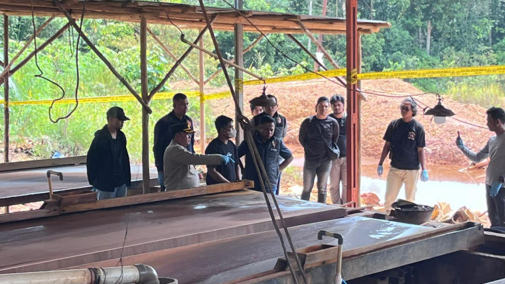 Penambangan Pasir Timah Ilegal di Babel Dibongkar - 7 Orang Ditangkap, Diselundupkan ke Malaysia