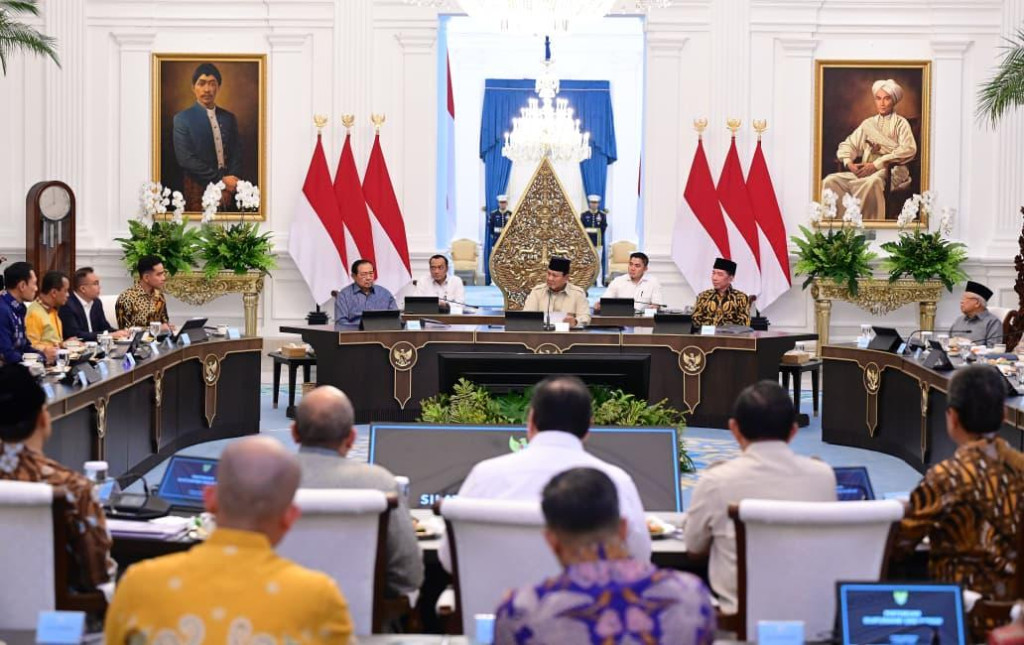 Bertemu Presiden dan Wapres Terdahulu, Prabowo Diskusi Lintas Generasi