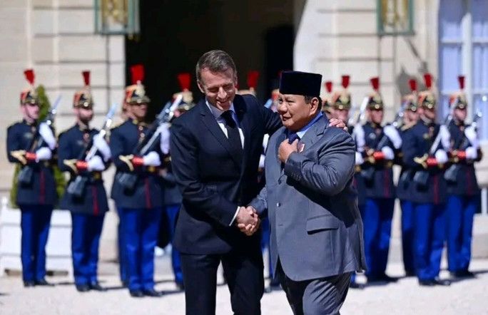 Prabowo - Macron Sepakati Kemitraan Strategis Indonesia - Prancis