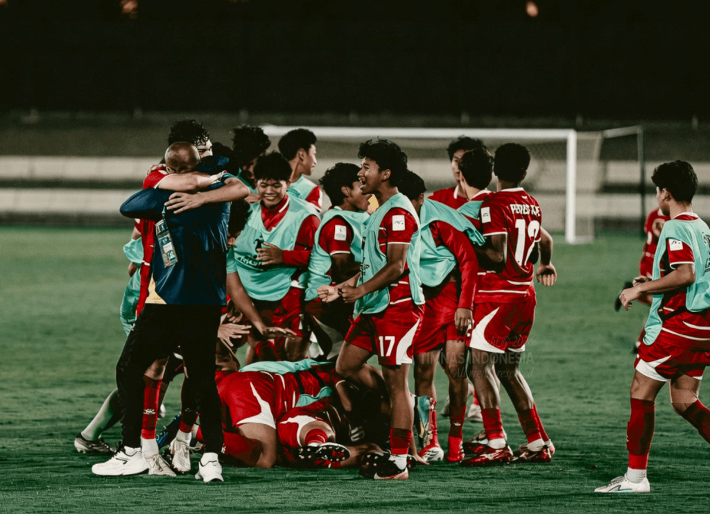 Kalahkan Tiongkok, Timnas Indonesia U-17 Raih Kemenangan Perdana Piala Asia U-17