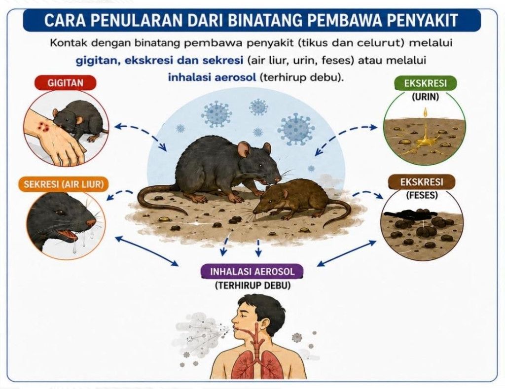 Menular dari Tikus dan Celurut, Virus Hanta Terdeteksi di Indonesia Sejak 2024 dengan 256 Kasus