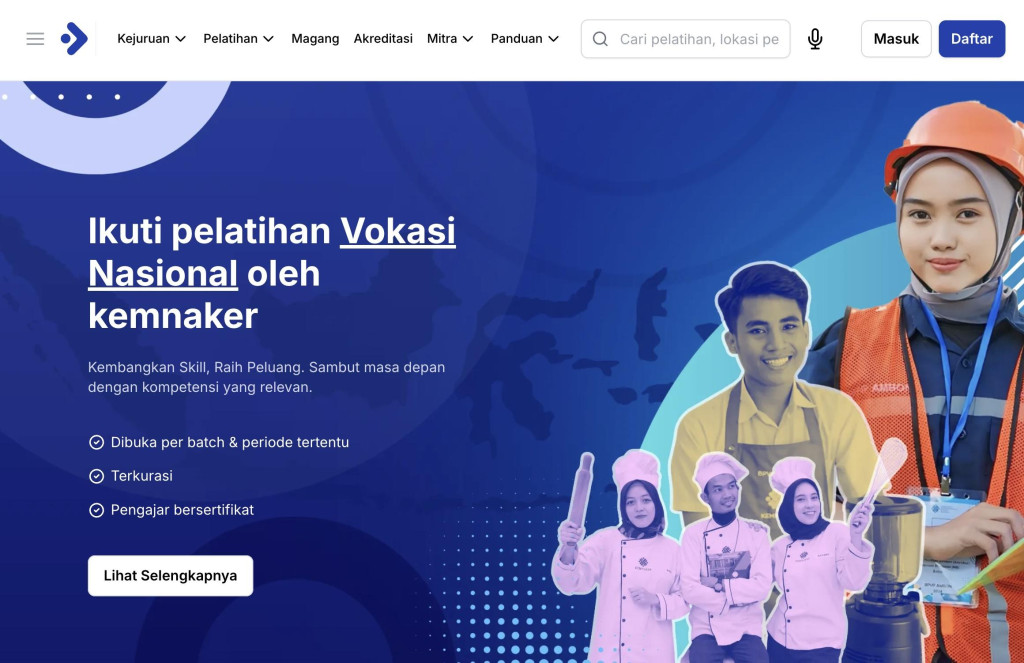 Targetkan 30.000 Peserta, Pendaftaran Pelatihan Vokasi Nasional Batch 2 Dibuka 19 Mei