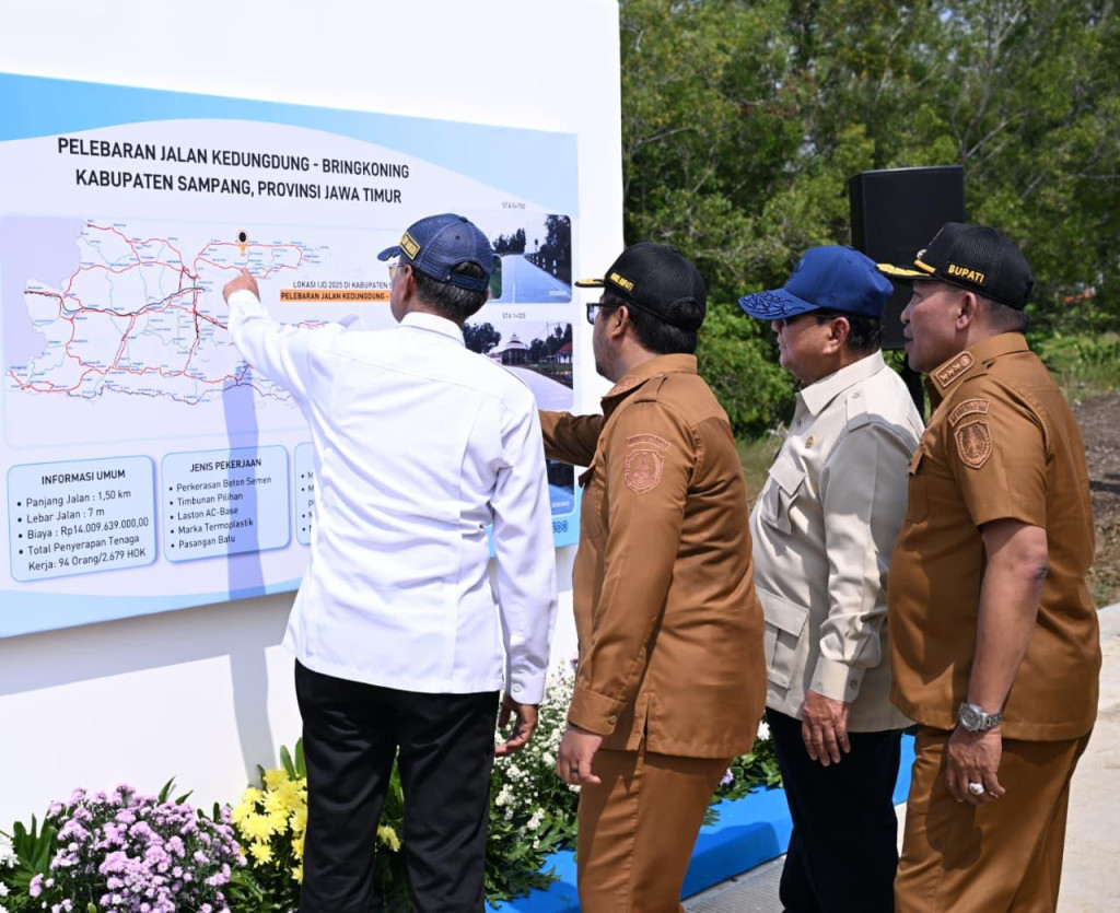 Prabowo Resmikan Jalan Sepanjang 1.151 Km di 37 Provinsi, Perkuat Konektivitas hingga Pelosok Indonesia