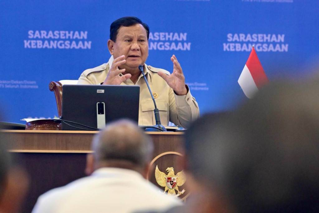 Prabowo: Jangankan Usul Profesor, Usul dari Anak dari TikTok Saya Tindak Lanjut