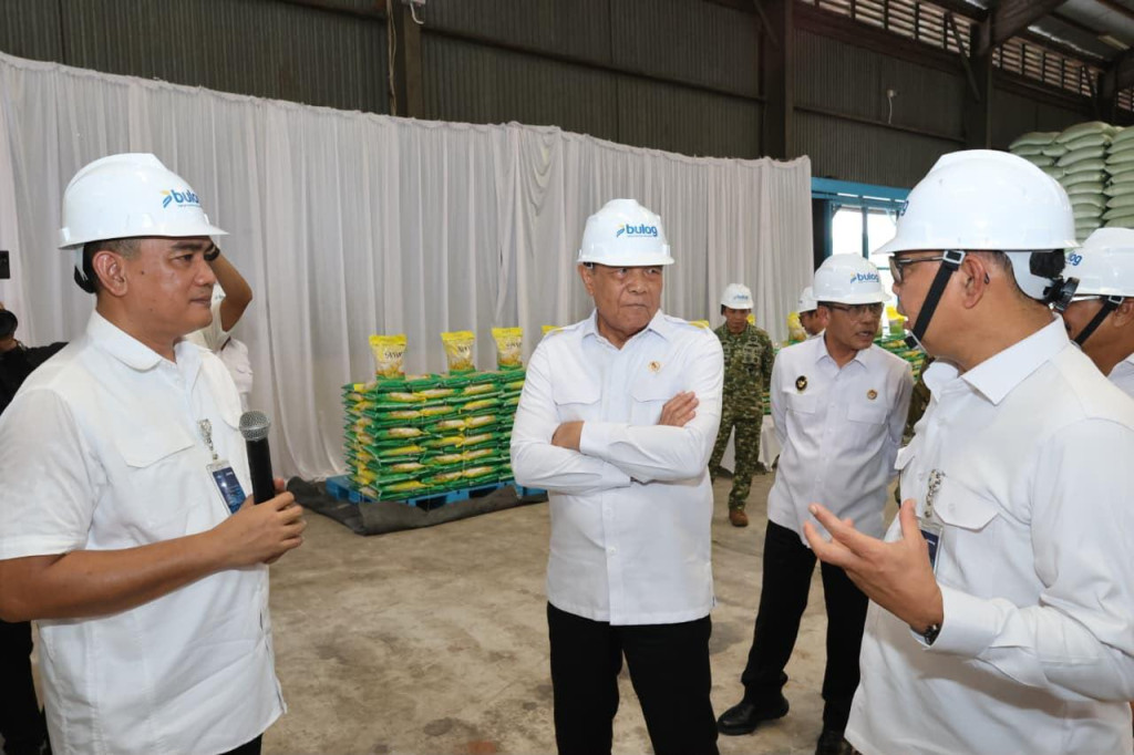 Menko Polkam Tinjau Cadangan Beras di Sumut, BULOG Perkuat Sinergi Ketahanan Pangan