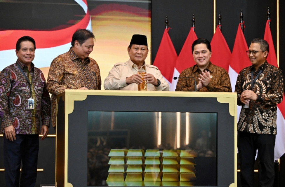 Pegadaian Sebagai Bank Emas Pertama Diresmikan Presiden Prabowo