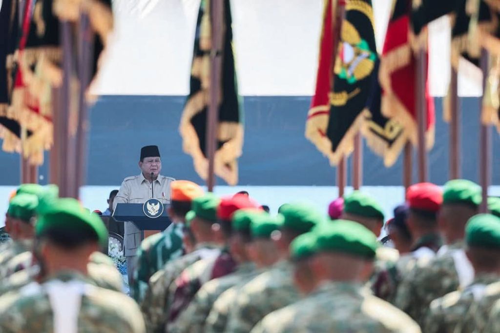 Prabowo Lantik Wakil Panglima TNI dan 3 Kepala Badan di Kemenhan